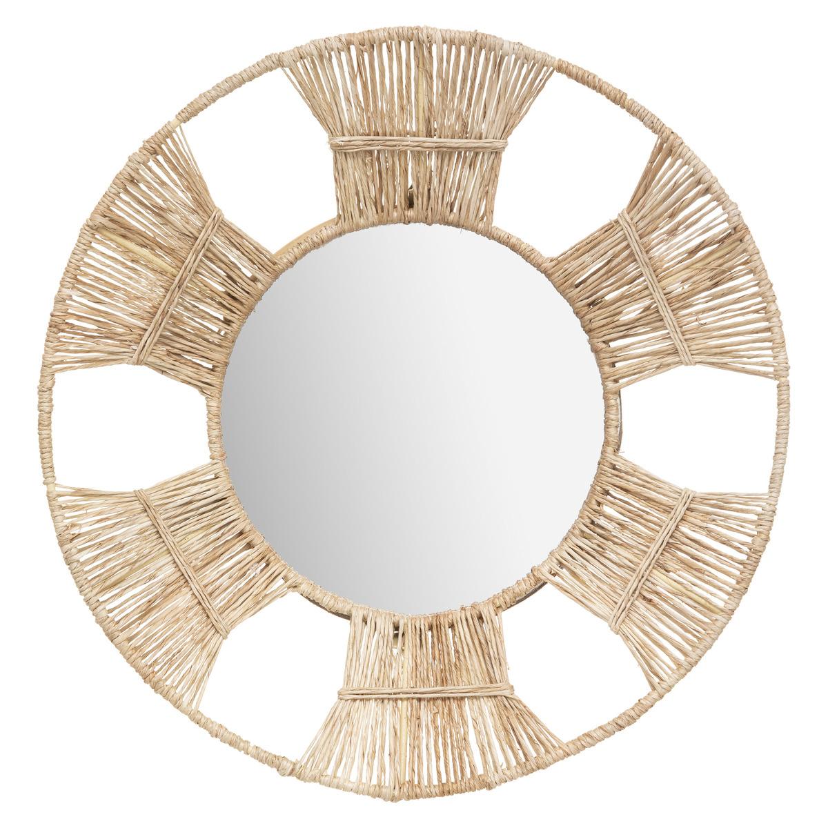 MIROIR ROSEAU LAURA D.25CM