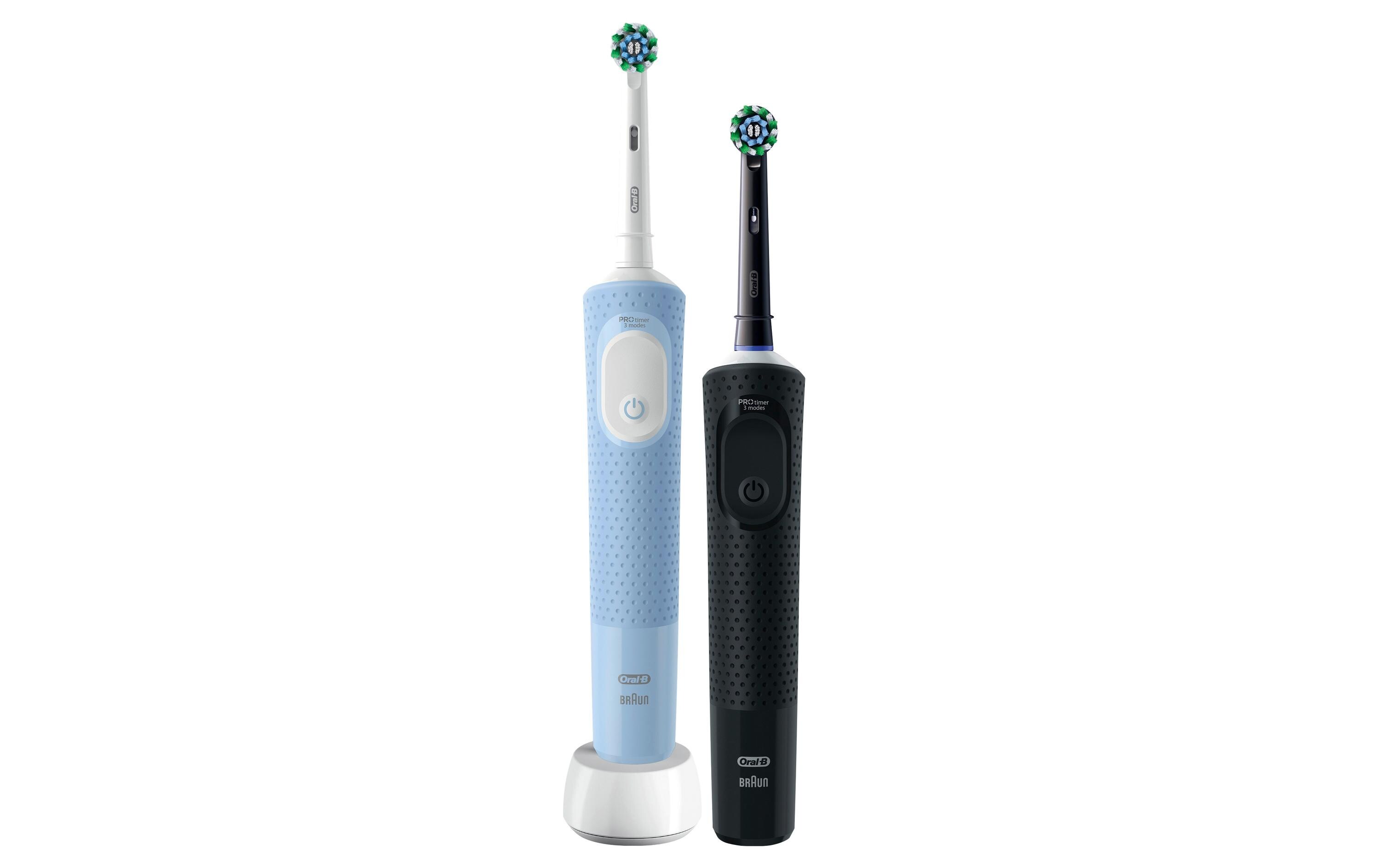 Rotationszahnbürste Vitality Pro D103 Duo Blau/SchwarzElektrische Zahnbürste