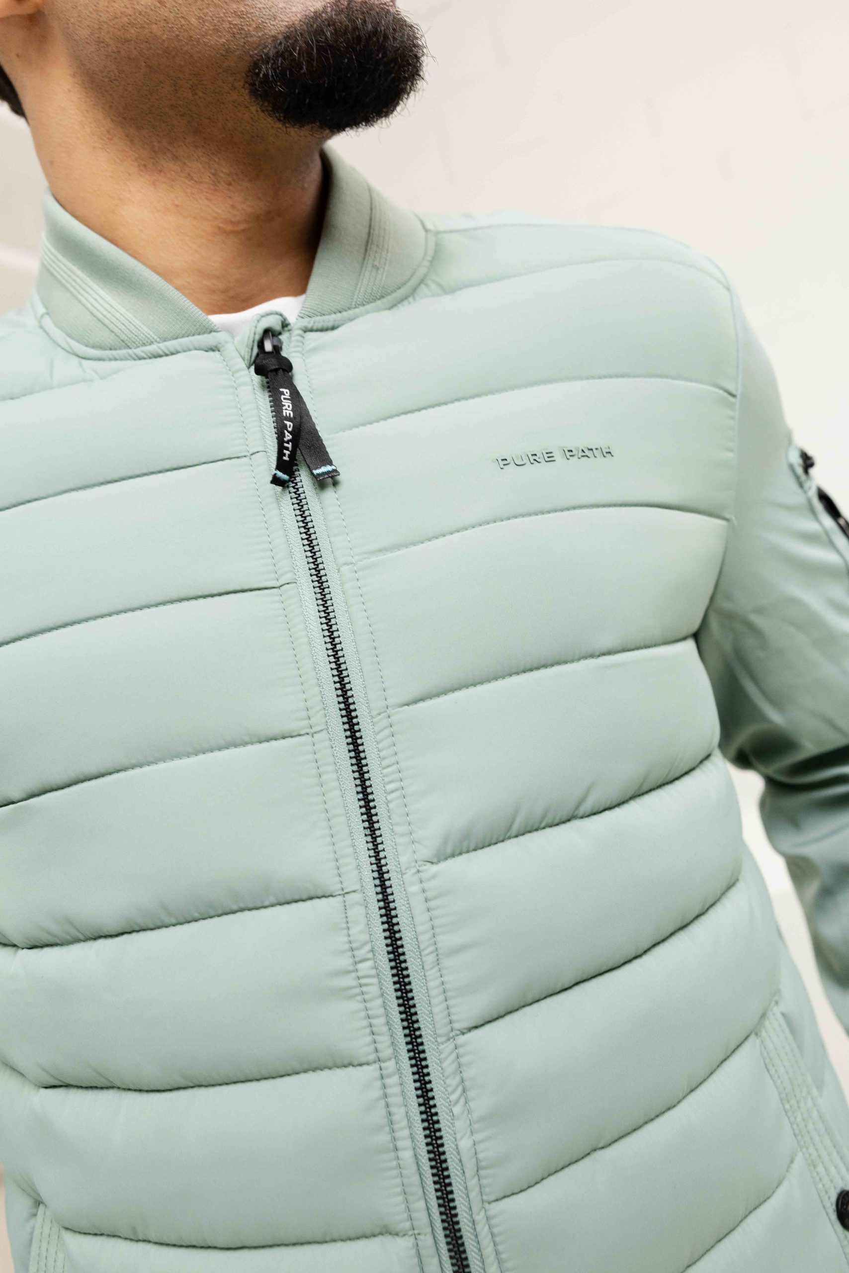 Pure Path Padded Soft Shell Jas Heren Groen