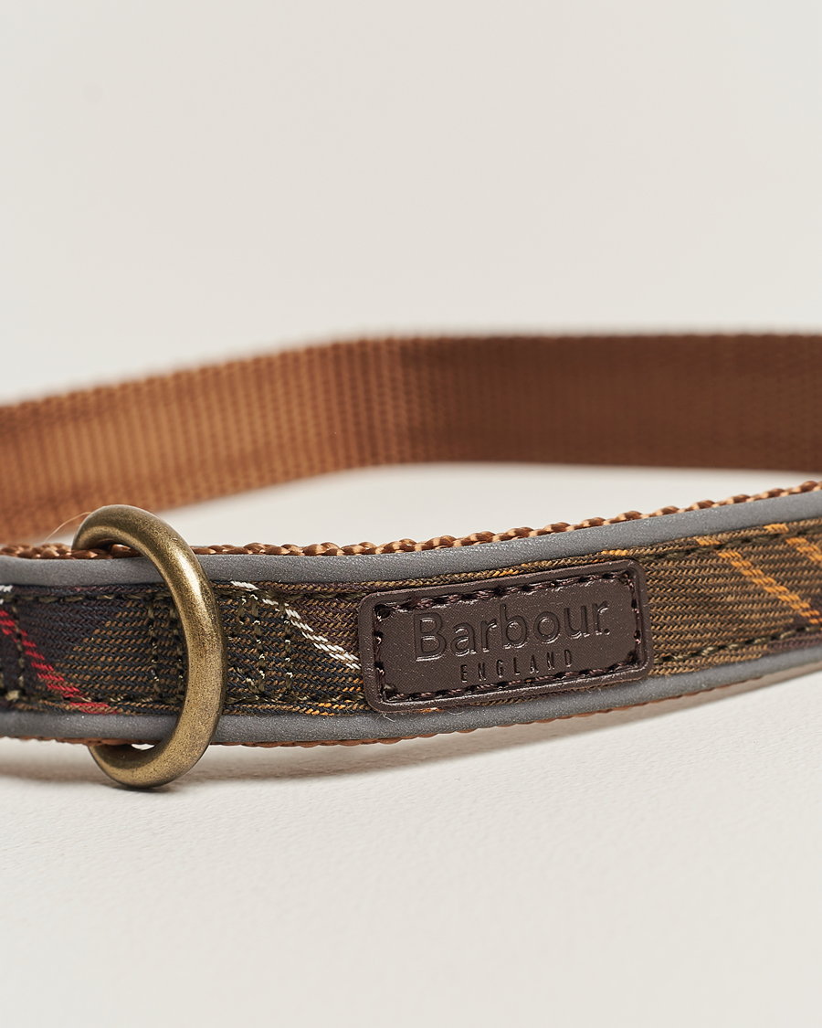 Barbour International Reflective Tartan Dog Collar Classic