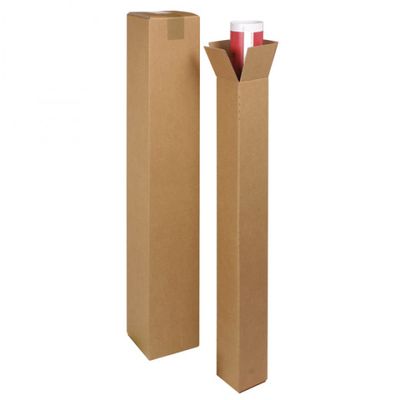 Tube d'expédition carré - 10 cm x 10 cm x 120 cm - Logistipack
