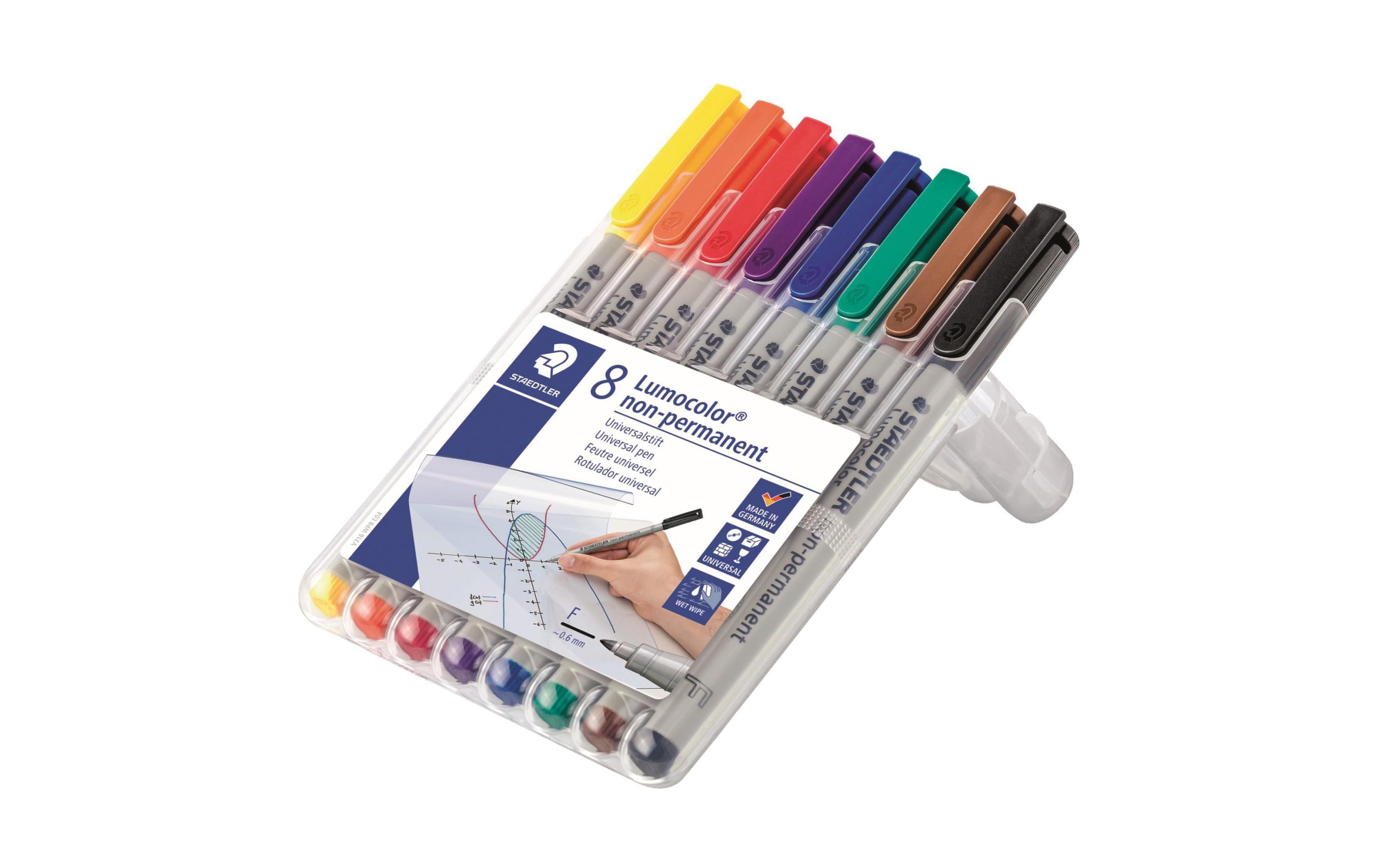 Folienstift Lumocolor 316 F 8er-Set, wasserlöslichFolienstift
