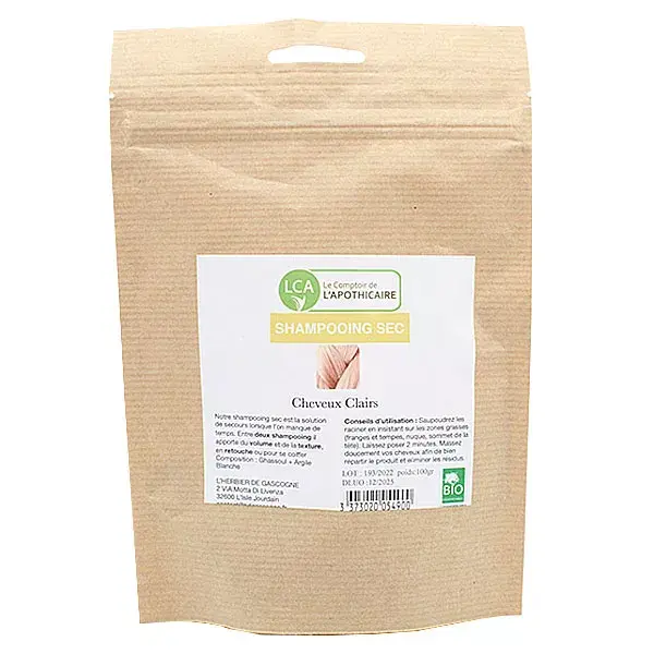 Le Comptoir de l'Apothicaire Shampoo Seco para Cabelos Claros 100g