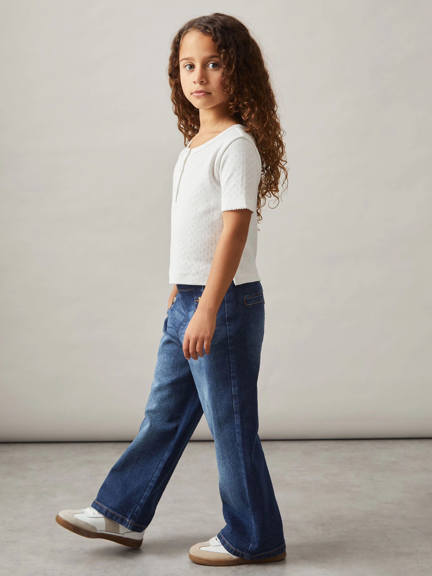 Reiss Carmelle Straight-Leg Sailor Jeans