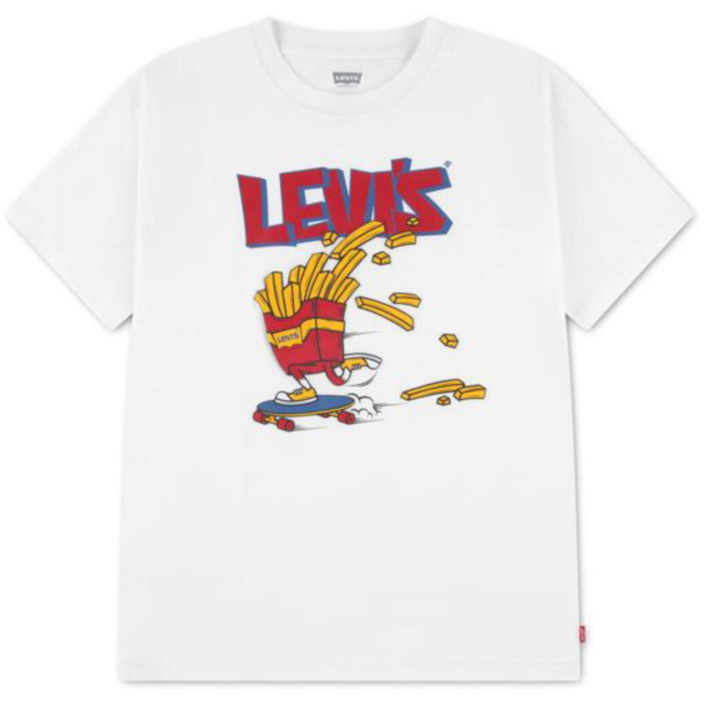 Køb Levi's Bright White Lvb Fries On The Loose T-Shirt