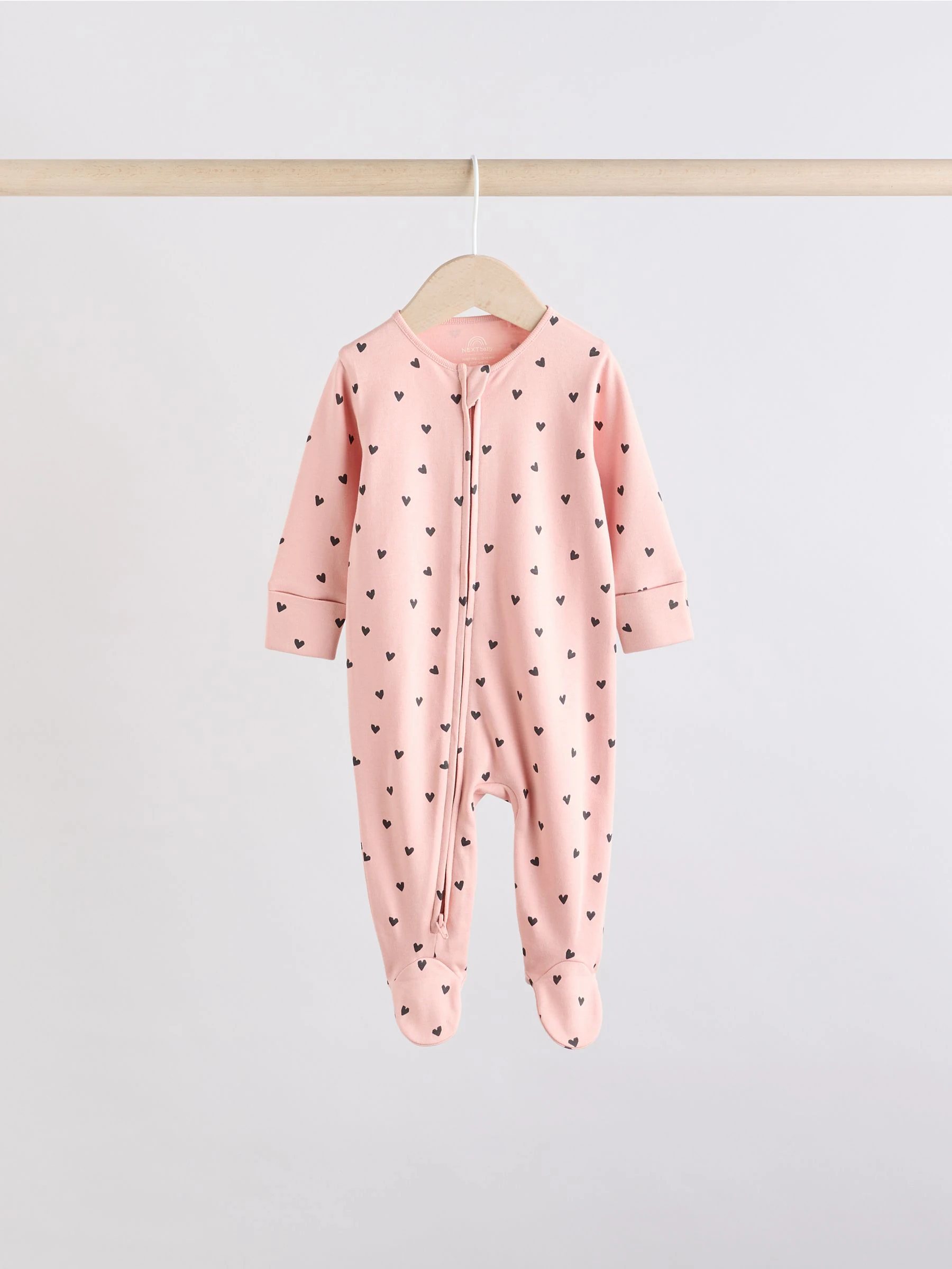 Bruin/crèmekleurig - 5 Pack Baby-pyjama's met tweewegrits (0mnd -2jr)
