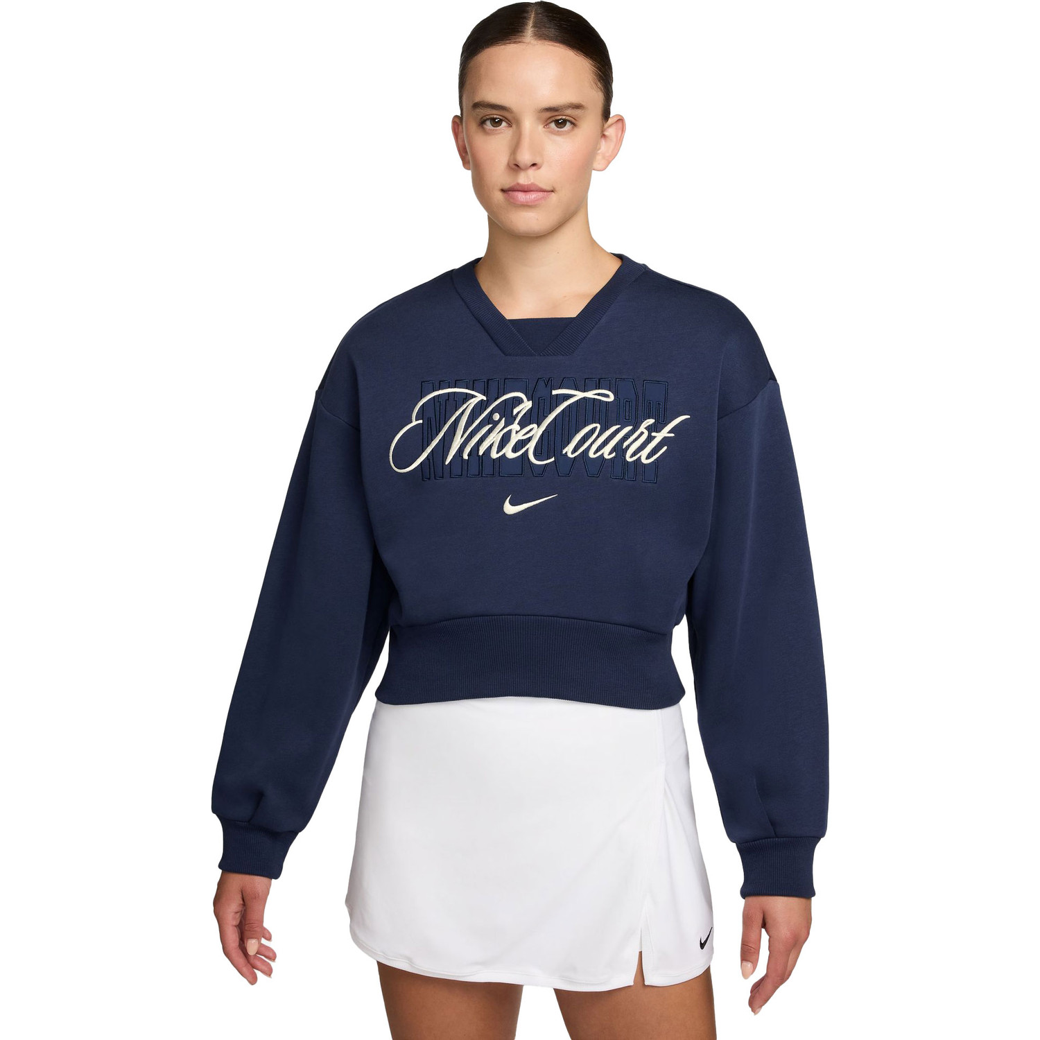 Nike Court Relaxed Fit Fleece Crew