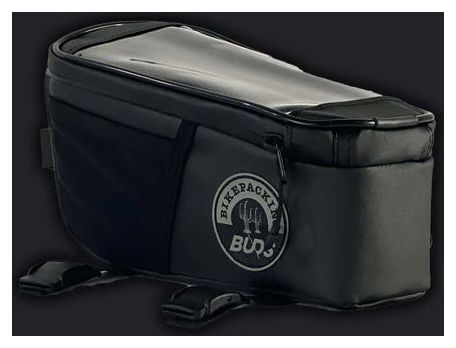 Sacoche de Cadre Buds Top Frame Bag avec Poche Smartphone 1.5L Noir
