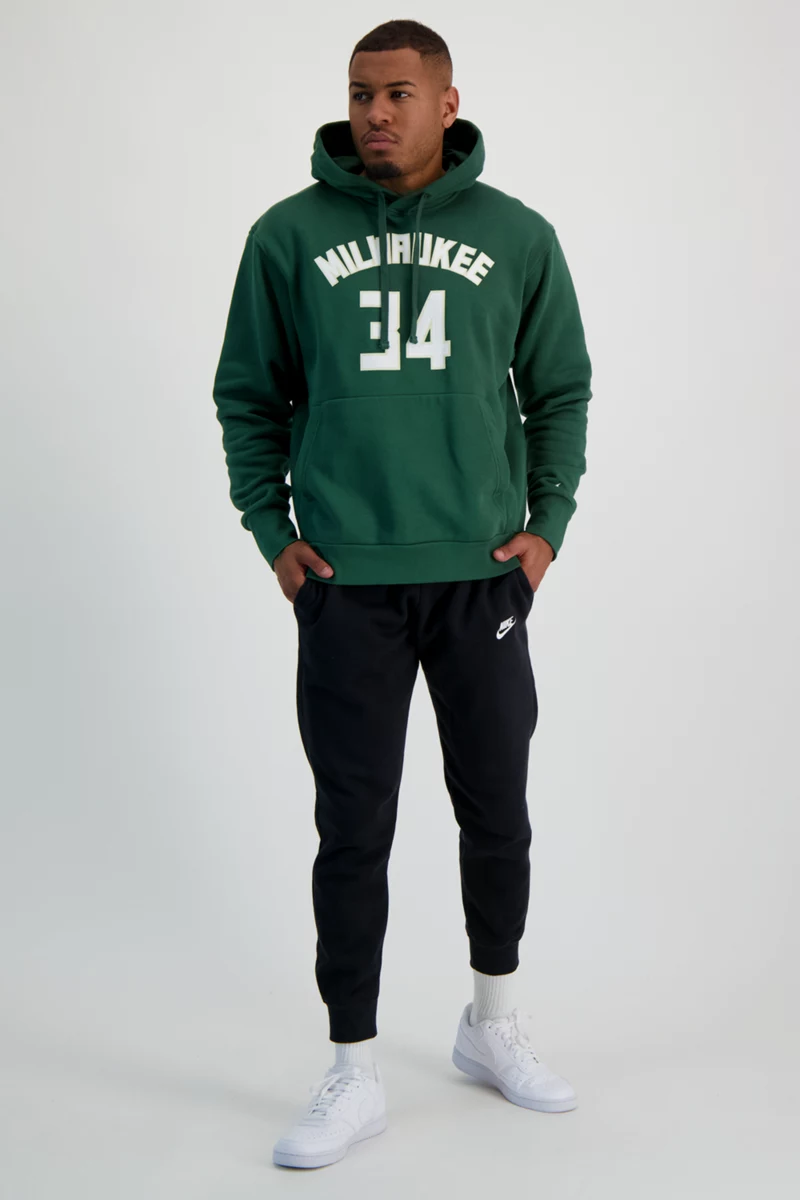Nike Milwaukee Bucks Essential Giannis Antetokounmpo Herren Hoodie