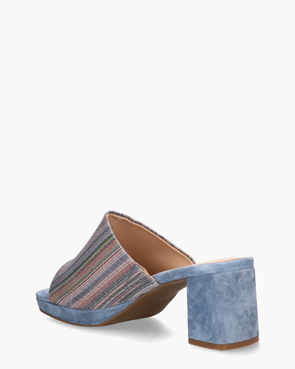 Di Lauro Toria Blauw/Multicolor Damesslippers