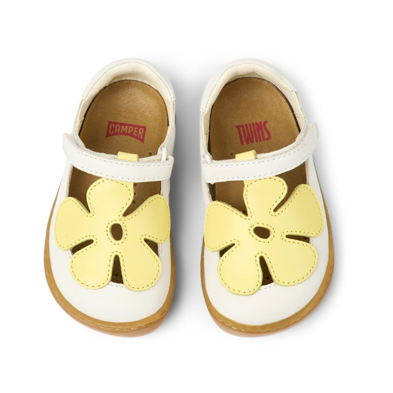 Camper Camper Peu Twins  Blanc Et Jaune