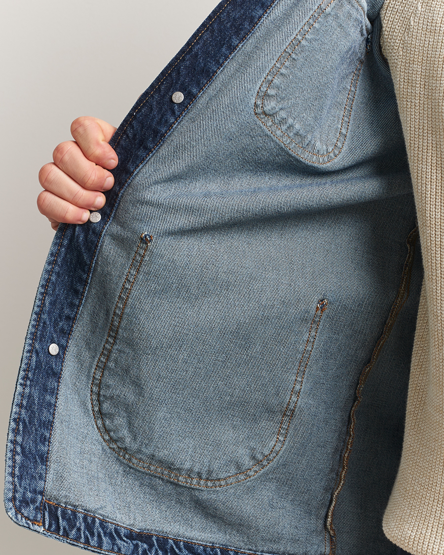 Morris Denim Shirt Jacket Blue