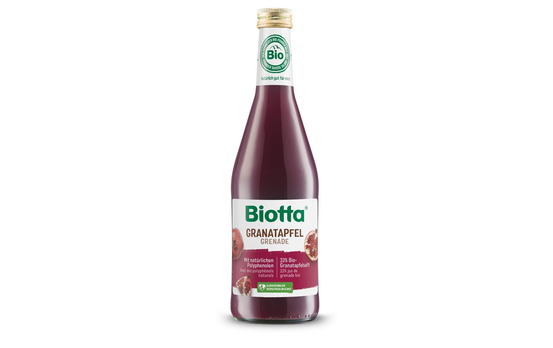 Säfte Granatapfel Bio 0.5 lObstsaft aus erntefrischen Bio-Granatäpfeln