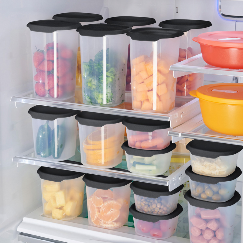 One Touch Fresh® 370 ml Stapelbarer Vorratsbehälter für Mandeln, Schokoladenchips und vieles mehr
