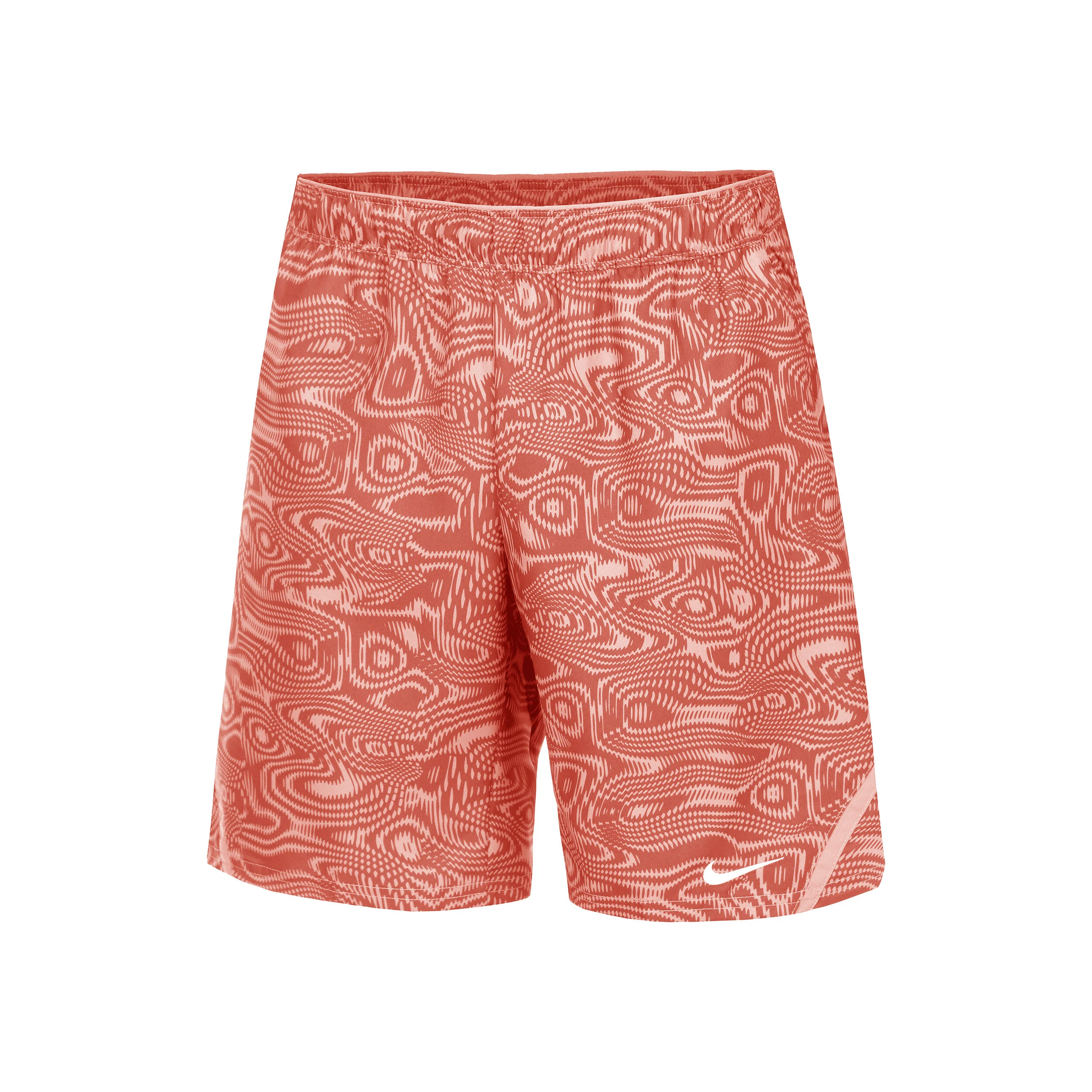Nike Court Dri-Fit Victory 9in AOP Shorts Hommes - Rouille