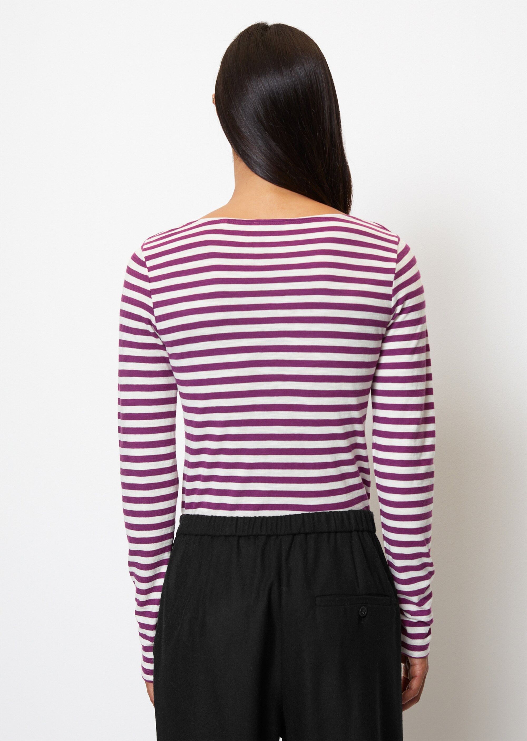 Longsleeve regularaus Slubjersey