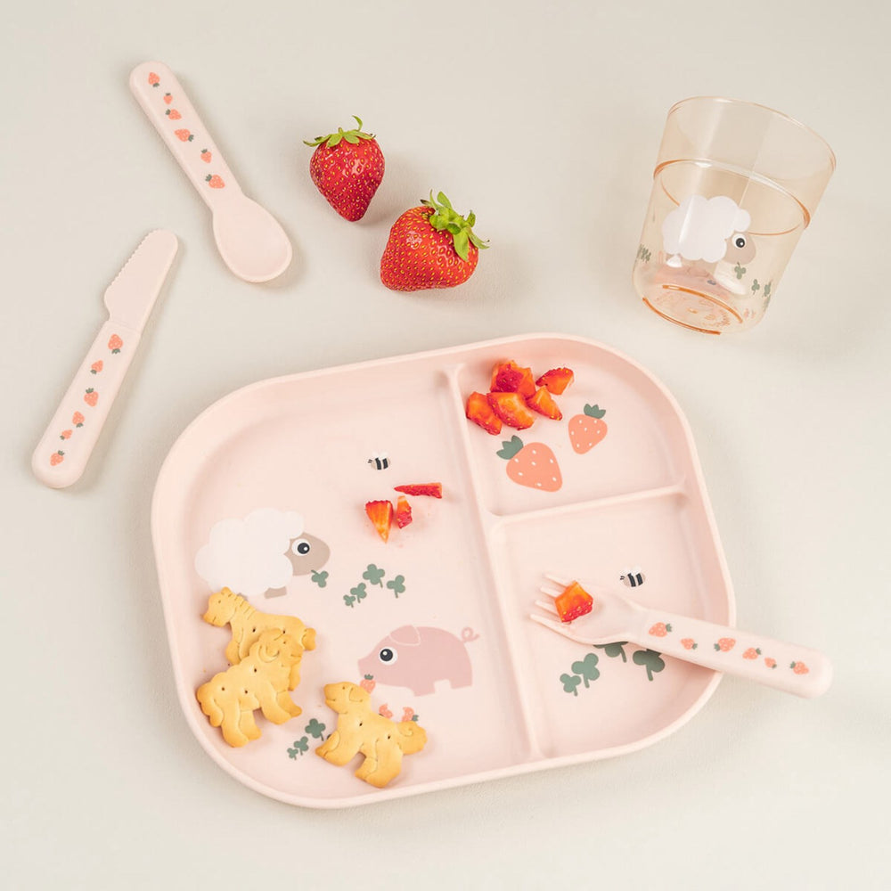 Køb DonebyDeer Pudder Foodie inddelt Tallerken Tiny farm