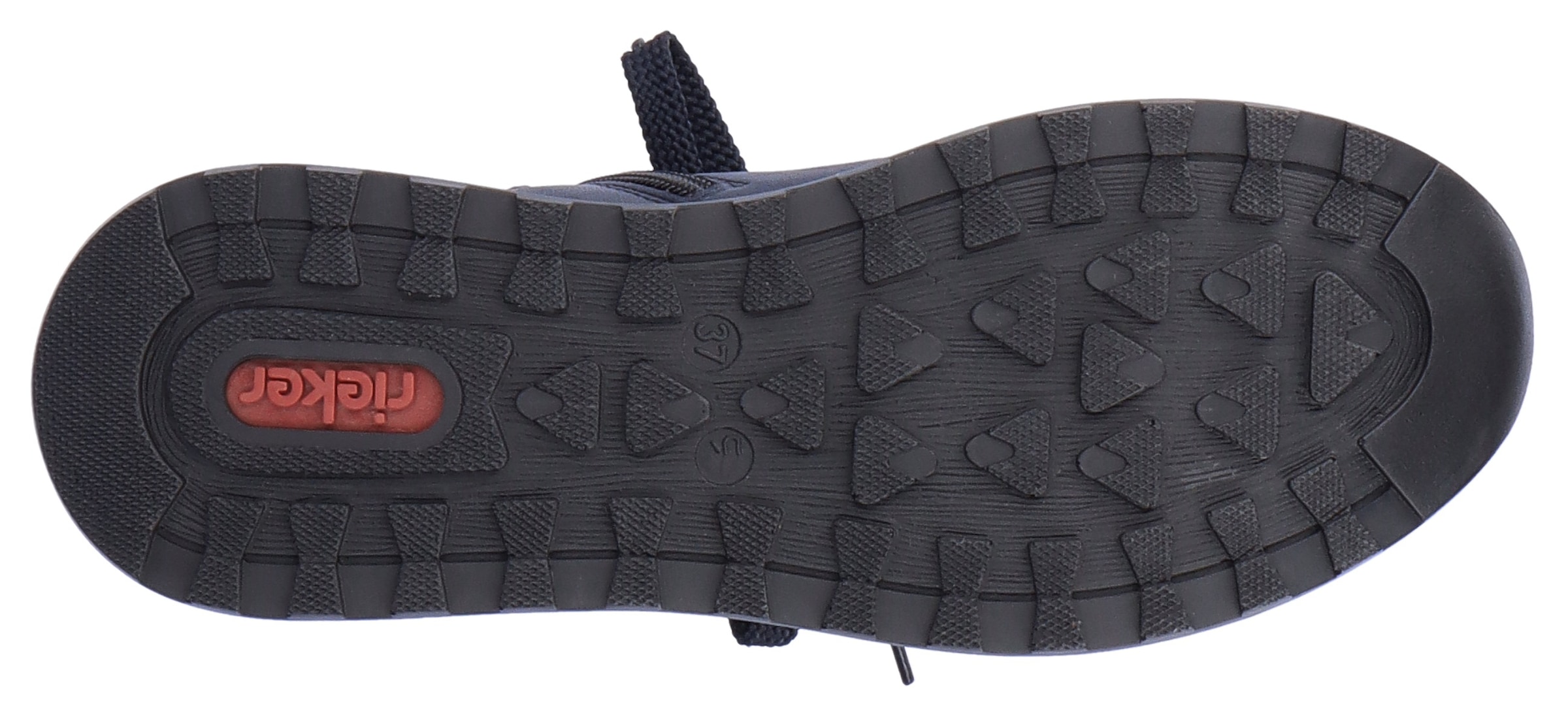 Rieker Sneaker  mit weichem Schaftrand, Freizeitschuh, Halbschuh, Schnürschuh