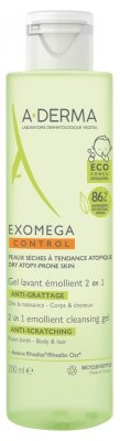 Exomega Control Gel Lavant Émollient 2en1 Anti-Grattage 200 ml