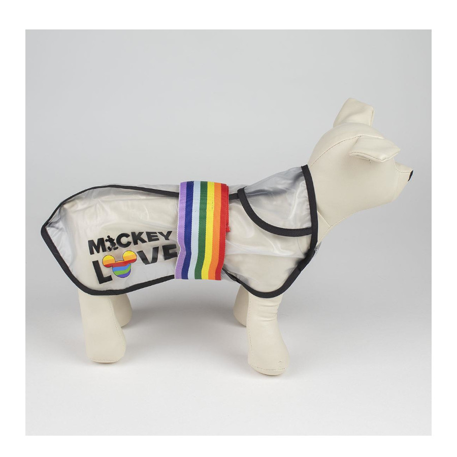 Capa de chuva para cães Disney Pride
