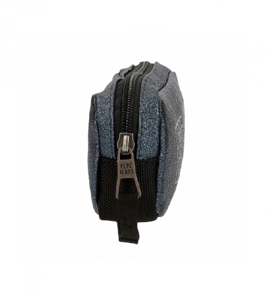 Estojo para lápis de química Pepe Jeans - 22x7x3cm - Azul