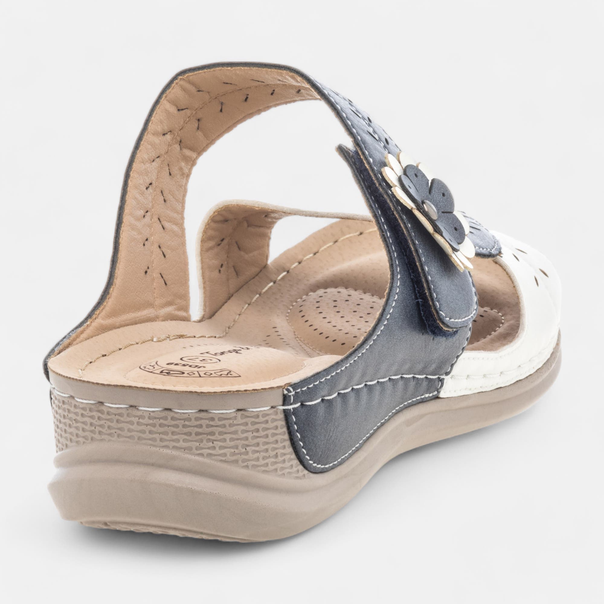 Mules Femme bleu marine