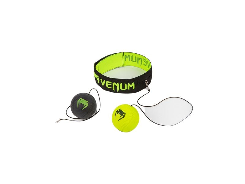 Venum Reflex Ball, 2 Gummibälle Trainingszubehör für Profiboxer und Athleten