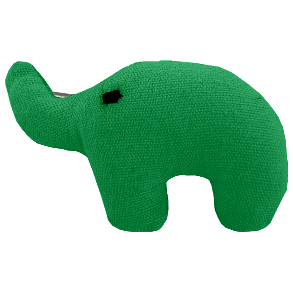 Barrette Eléphanteau Vert Vif