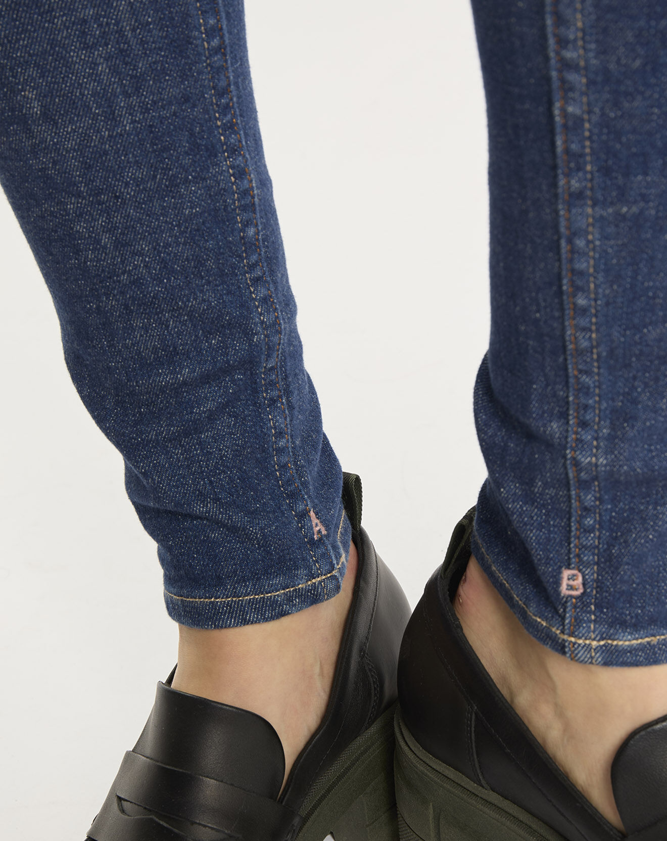Scotch & Soda Jean Skinny Bohemienne Tr bleu foncé
