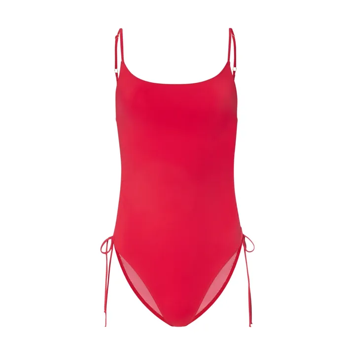 Alma Deia Maillot de Bain 1 Pièce Noué et Froncé | Rouge