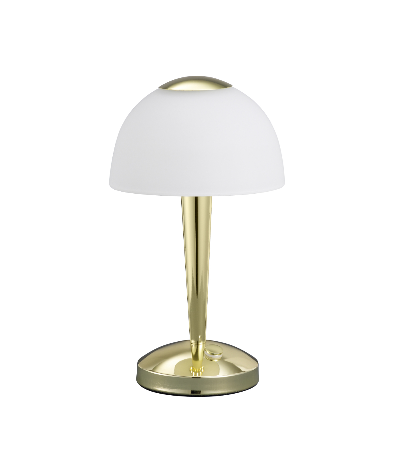 LED-Tischleuchte - Messing poliert - Touch-Dimmer
