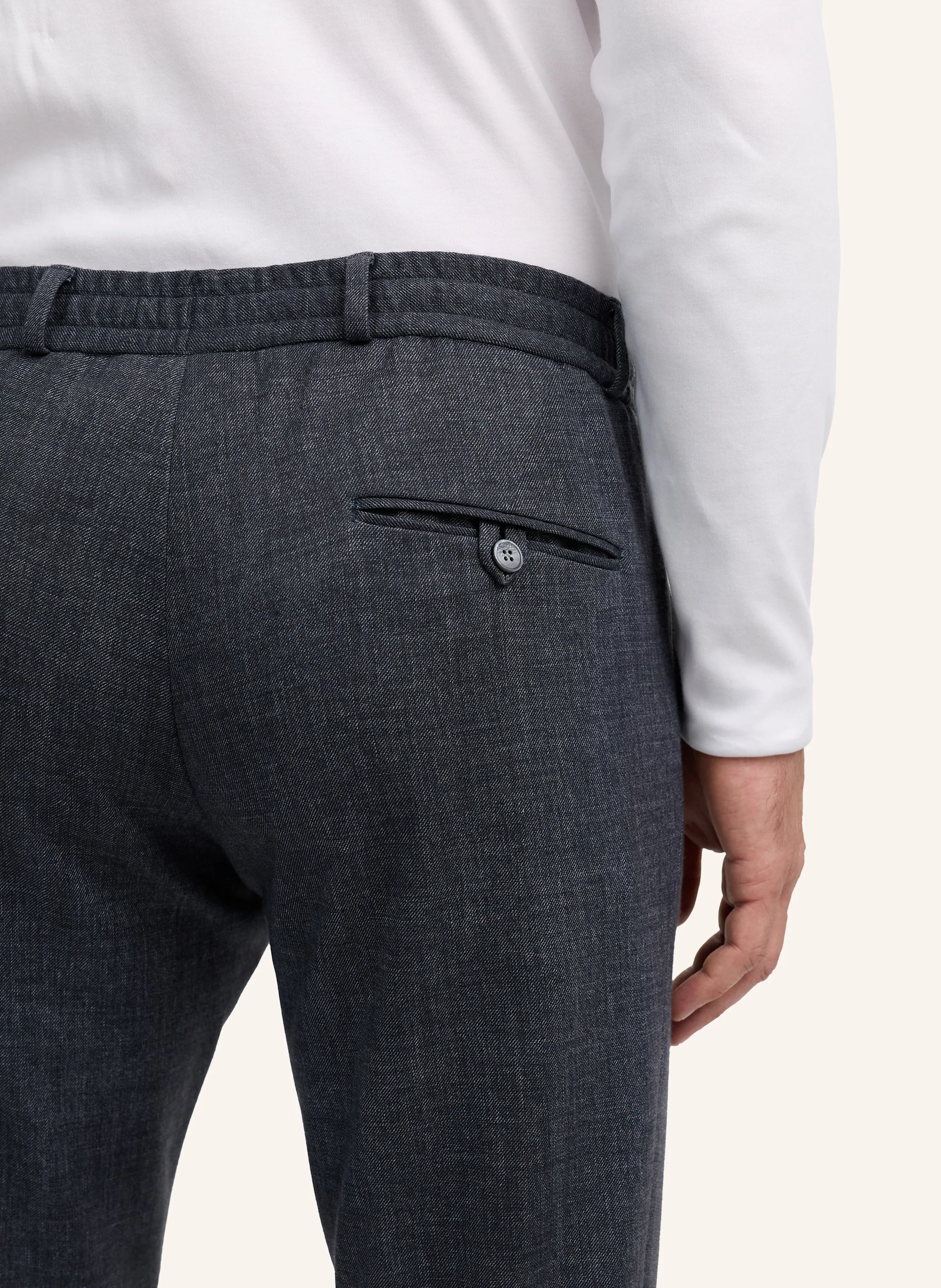 ZUITABLE Anzughose DISPARTAFLEX Slim Fit aus Jersey