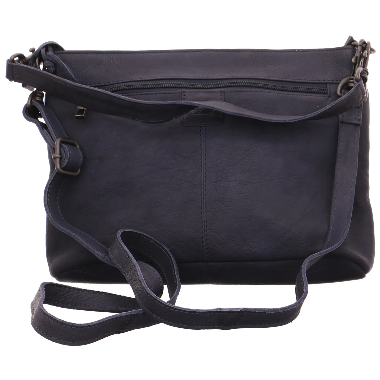 BEAR DESIGN Umhängetasche Blau Leder