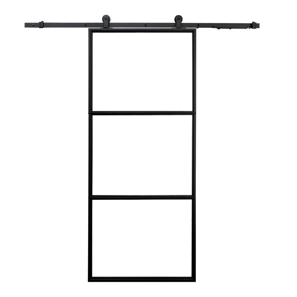 Home Deluxe STELLAR schuifdeur - 205 x 90 cm, helder glas