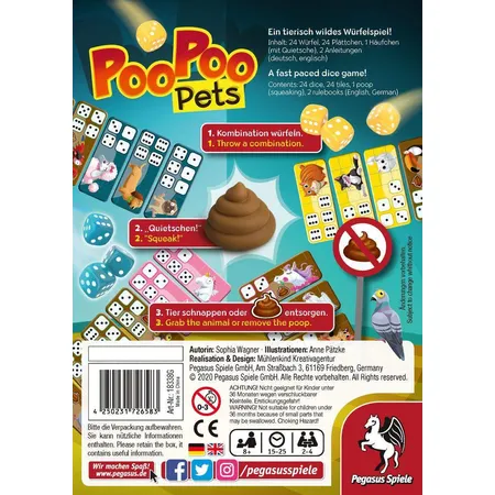 Pegasus Spiele Poo Poo Pets (deutsch/englisch)