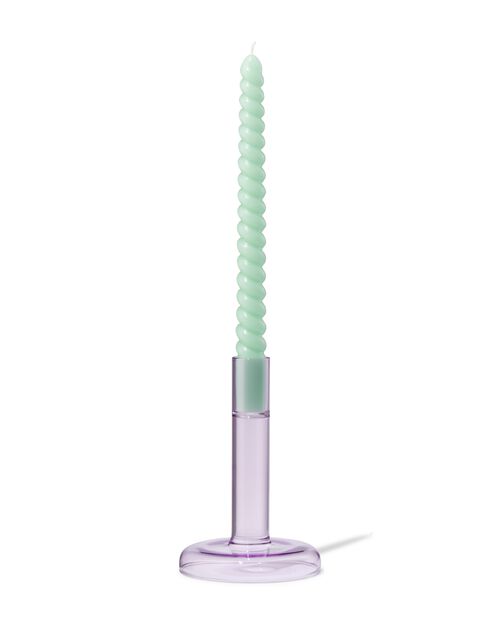 Chandelier en verre S lilas