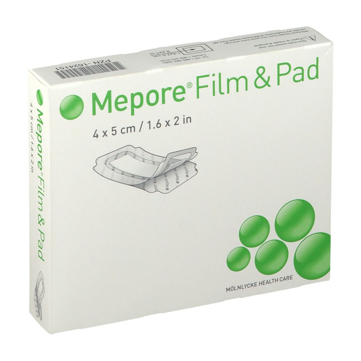 Mepore® Film Pad 4 x 5 cm