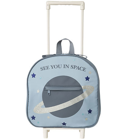 That's Mine Reisekoffer - Tris - Blau m. Glitter Space
