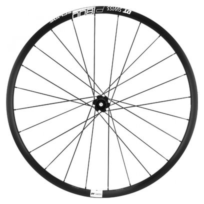 Roue route 700 dt swiss p1800-23 performance spline disc centerlock axe traversant 12-142mm arriere cassette Shimano 11-10v. noir corps ratchet jante 18c