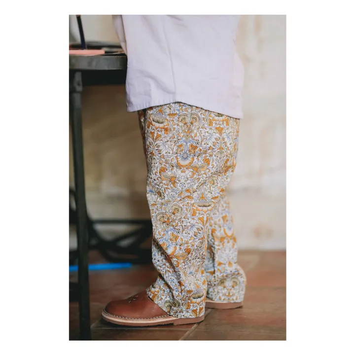 Loir Pantalon Nini Fleuri | Orange