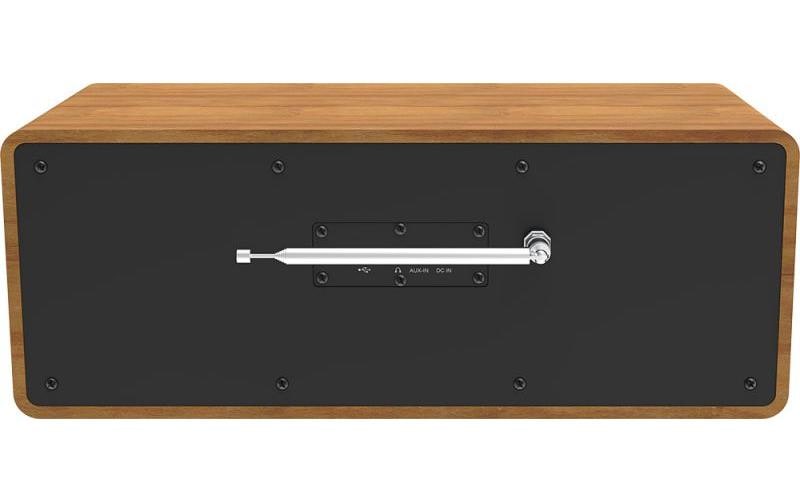 Internet Radio TOP 300 Braun/Holz<br>Stereo-Radio mit CD-Player, DAB+/FM und Internetradio