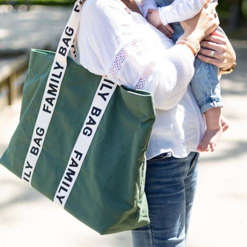 Family Bag Sac à langer Signature Green - CHILDHOME
