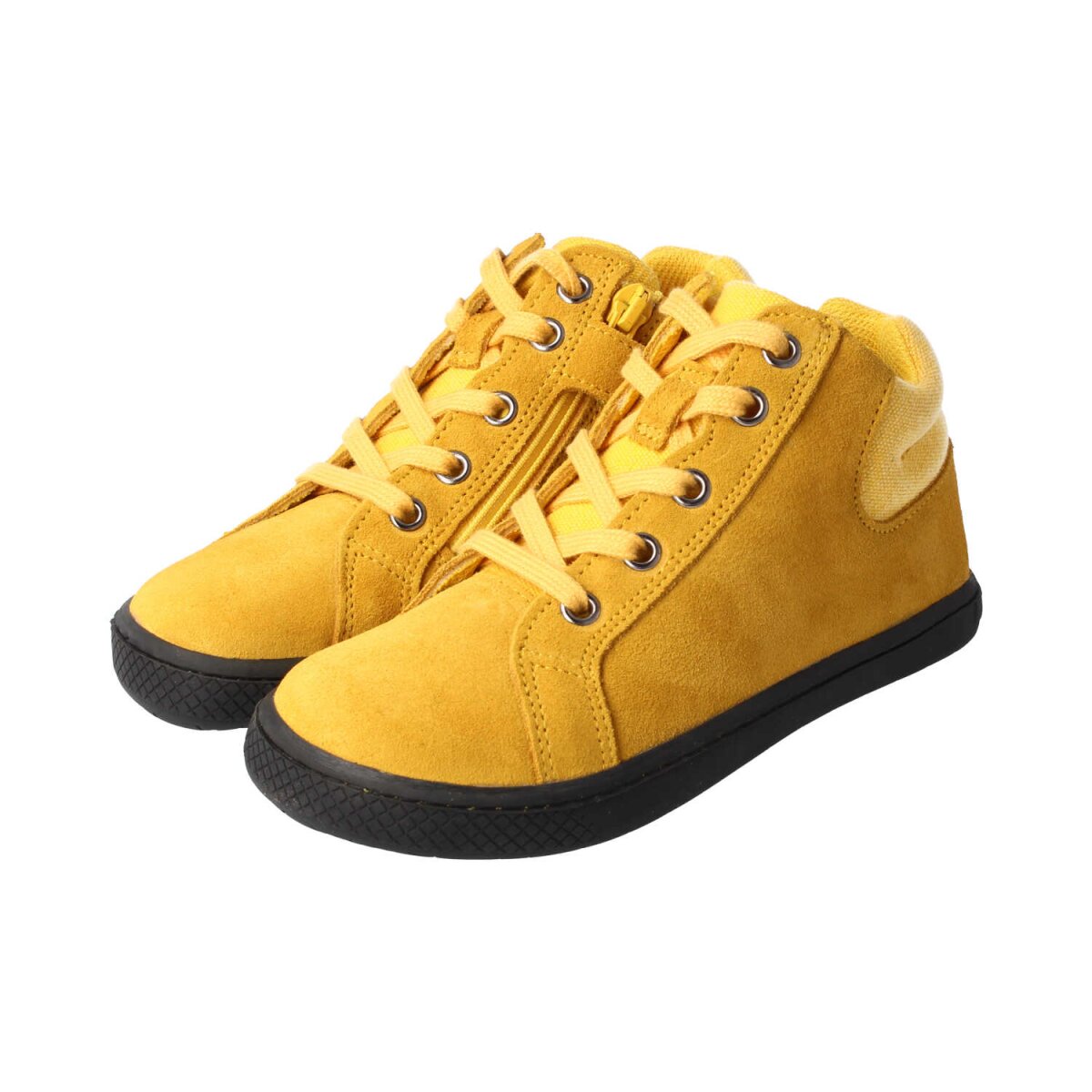 WL32051-4 mustard STAY-HAPPY velours textil laces zipper Weite/W