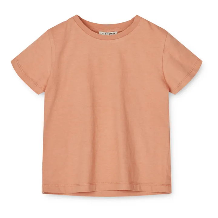 Liewood T-Shirt Manches Courtes Coton Bio Apia | Vieux Rose