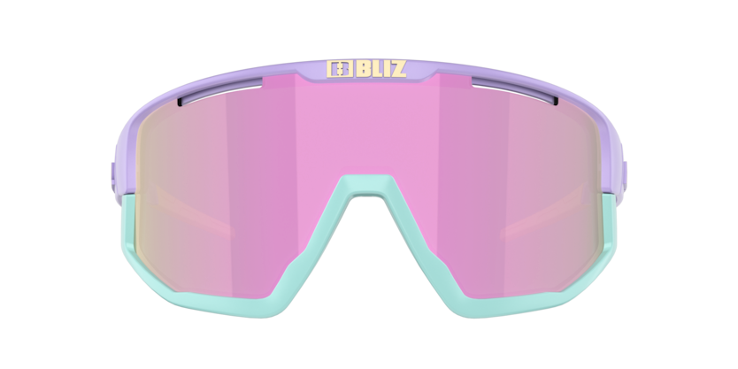 Bliz Fusion Small Cykelbriller Lilla med Pink Linse