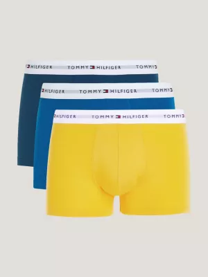 Conjunto com 3 Cuecas Boxer com Cós Elástico e Logo Essencial