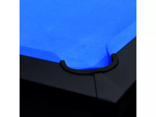 Table de billard convertible noire tapis bleu - Eddie