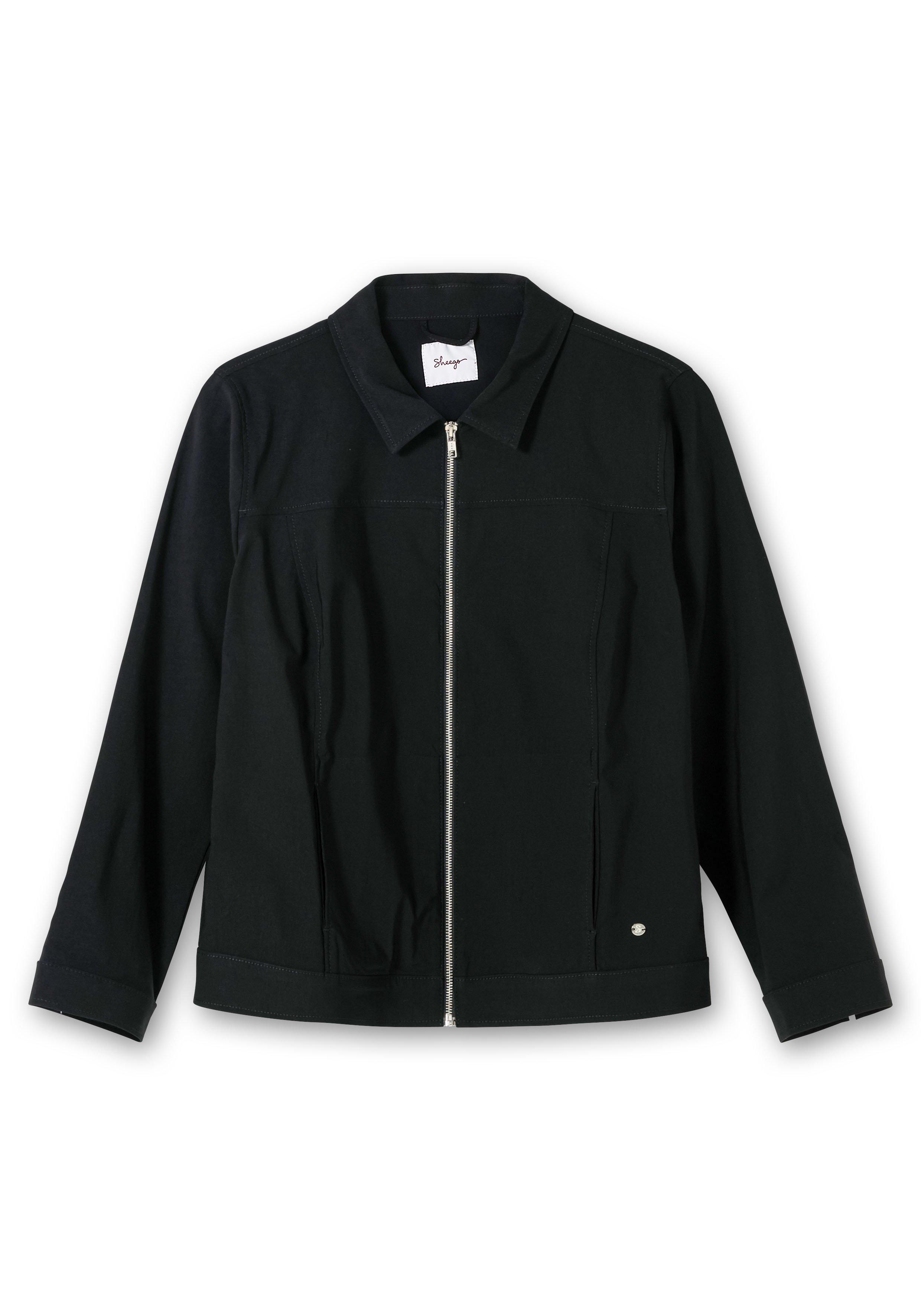 Jacke aus Bengalin, in kurzer, taillierter Form