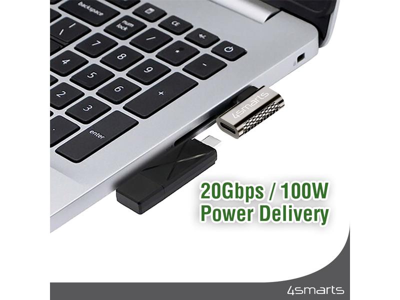 4smarts USB-Adapter 4-teiliges Set USB-C Stecker - USB-C Bu USB-C OTG Adapter Set 4 Stk.