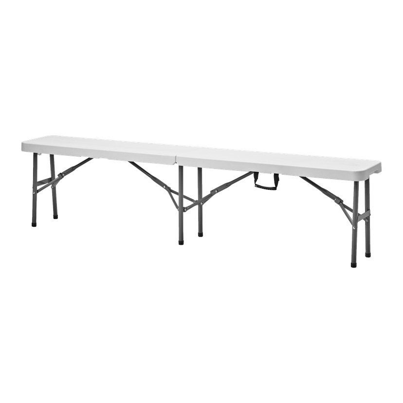 Sammenleggbar benk 183x43x28 cm